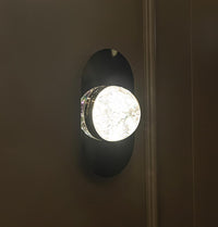 Lima Single Transparent Acrylic Platinum Led Wall Sconce - Heka Lighting & Trading Limited
