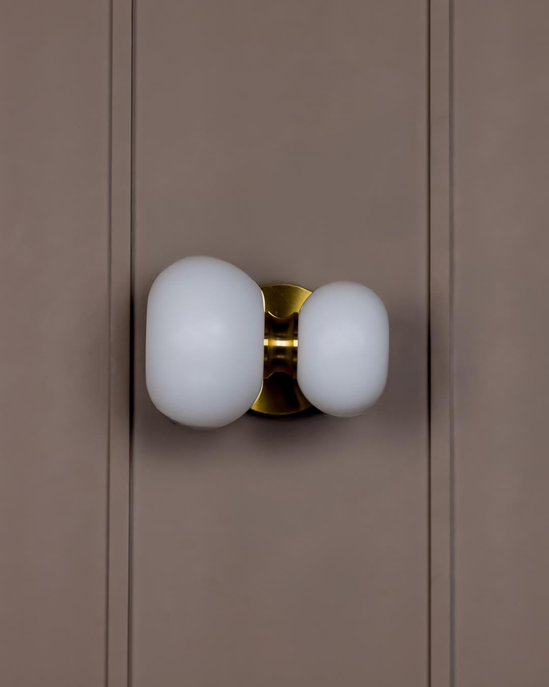 Linz Soft Glass Antique Wall Sconce - Heka Lighting & Trading Limited