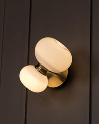 Linz Soft Glass Antique Wall Sconce - Heka Lighting & Trading Limited
