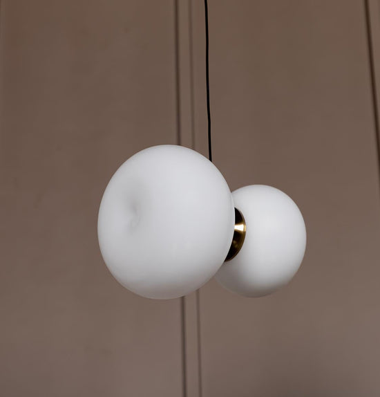 Linz Soft Glass Antique Pendant Light Chandelier