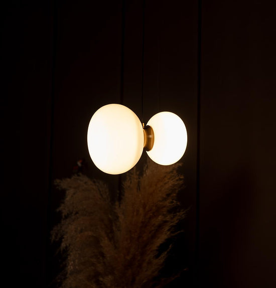 Linz Soft Glass Antique Pendant Light Chandelier