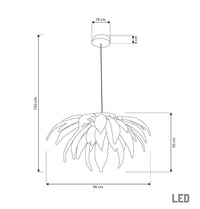 Lüksemburg 20-Piece Transparent Glass Gold Aluminum Chandelier - Heka Lighting & Trading Limited
