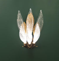 Lüksemburg 6 Transparent Glass Gold Aluminum Led Wall Sconce - Heka Lighting & Trading Limited