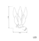 Lüksemburg 6 Transparent Glass Gold Aluminum Led Wall Sconce - Heka Lighting & Trading Limited