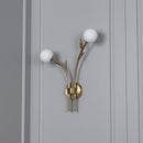 Madra Opal Glass Antique Wall Sconce - Heka Lighting & Trading Limited