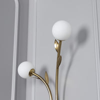 Madra Opal Glass Antique Wall Sconce - Heka Lighting & Trading Limited