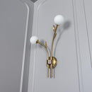 Madra Opal Glass Antique Wall Sconce - Heka Lighting & Trading Limited