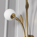 Madra Opal Glass Antique Wall Sconce - Heka Lighting & Trading Limited