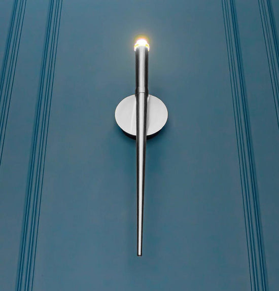 Madrid Chrome Torch Led Wall Sconce