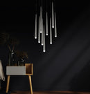 Madrid Single Chrome Torch Led Pendant Light Chandelier - Heka Lighting & Trading Limited