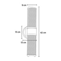 Marsilya Double Black Wall Sconce - Heka Lighting & Trading Limited