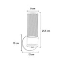 Marseille Single Transparent Antique Wall Sconce | Modern Decorative Lighting For Homes & Hotels - Heka Lighting & Trading Limited