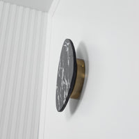 Medusa Black Marbled Antique Led Wall Sconce 27 Cm - Heka Lighting & Trading Limited