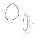 Medusa Black Marbled Antique Led Wall Sconce 38 Cm - Heka Lighting & Trading Limited