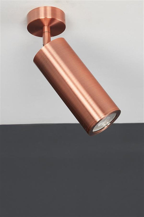 Mia Copper Flat Spotlight 6X14 Cm