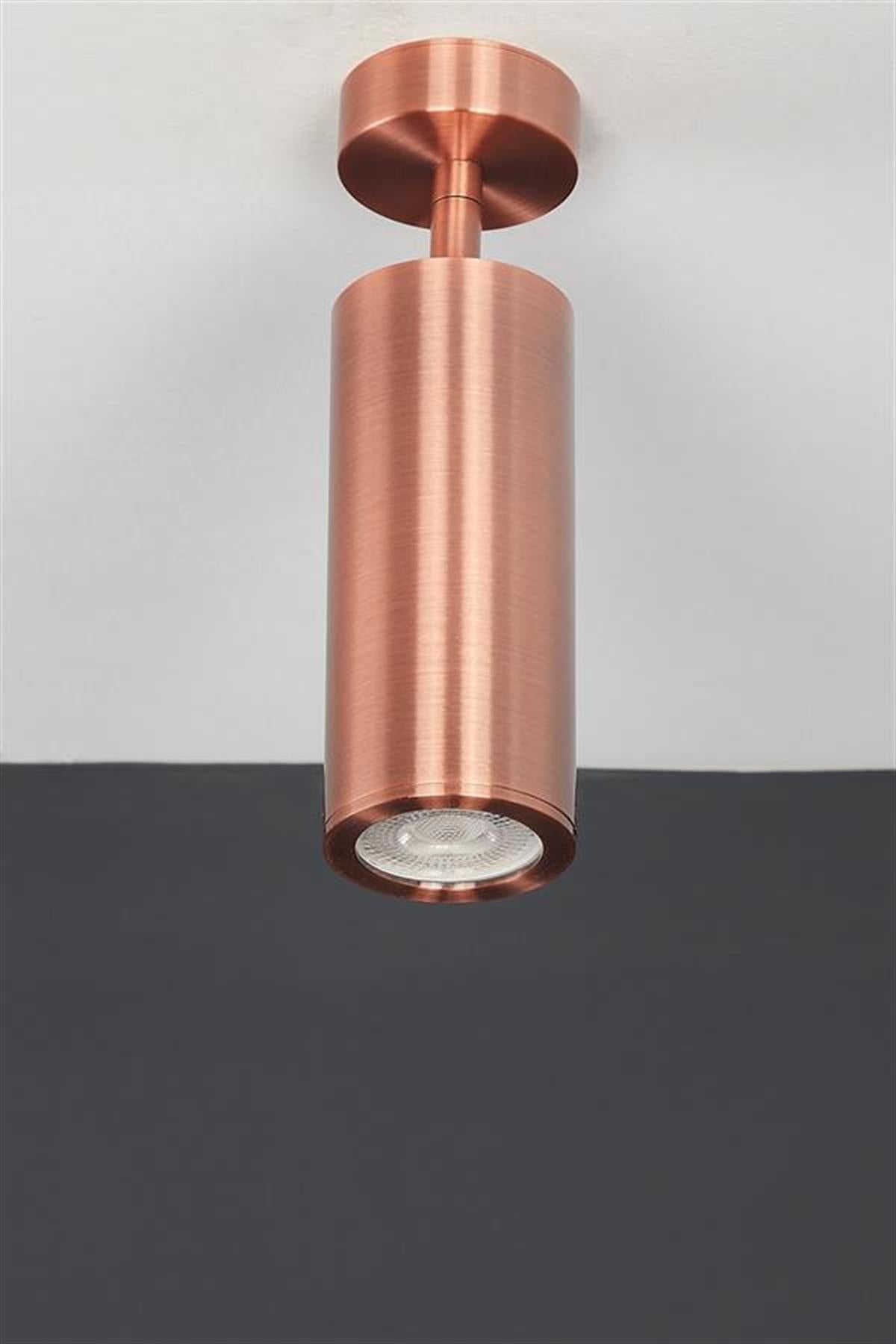 Mia Copper Flat Spotlight 6X14 Cm - Heka Lighting & Trading Limited