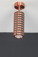 Mia Copper Serrated Spotlight 6X14 Cm - Heka Lighting & Trading Limited