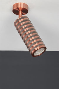Mia Copper Serrated Spotlight 6X14 Cm - Heka Lighting & Trading Limited