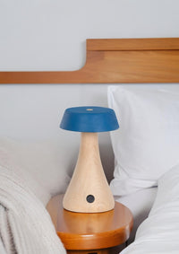 Morchella Rechargeable Blue Table Lamp - Heka Lighting & Trading Limited