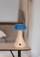Morchella Rechargeable Blue Table Lamp - Heka Lighting & Trading Limited