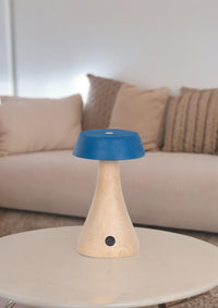 Morchella Rechargeable Blue Table Lamp - Heka Lighting & Trading Limited