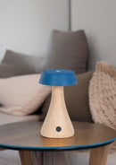 Morchella Rechargeable Blue Table Lamp - Heka Lighting & Trading Limited