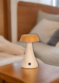 Morchella Rechargeable Yellow Table Lamp - Heka Lighting & Trading Limited