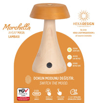 Morchella Rechargeable Yellow Table Lamp - Heka Lighting & Trading Limited