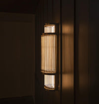 Nablus Transparent Glass Çubuklu Antique Wall Sconce - Heka Lighting & Trading Limited
