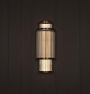 Nablus Transparent Glass Çubuklu Antique Wall Sconce - Heka Lighting & Trading Limited
