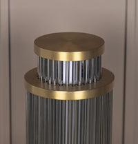 Nablus Transparent Glass Stick Antique Table Lamp - Heka Lighting & Trading Limited