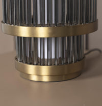 Nablus Transparent Glass Stick Antique Table Lamp - Heka Lighting & Trading Limited