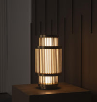 Nablus Transparent Glass Stick Antique Table Lamp - Heka Lighting & Trading Limited