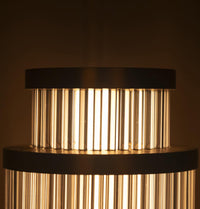 Nablus Transparent Glass Stick Antique Table Lamp - Heka Lighting & Trading Limited