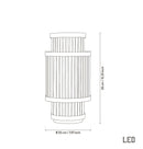 Nablus Transparent Glass Stick Antique Table Lamp - Heka Lighting & Trading Limited