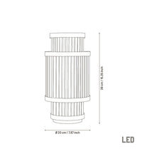Nablus Transparent Glass Stick Antique Table Lamp - Heka Lighting & Trading Limited