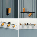 Niagara Single Wood Black Wall Sconce - Heka Lighting & Trading Limited