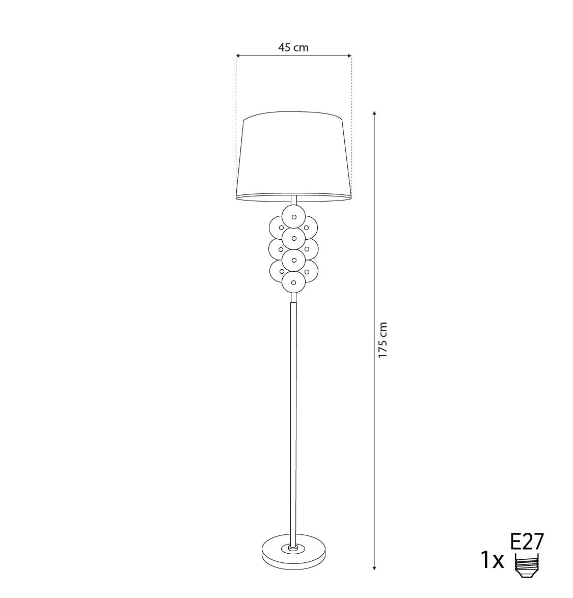Nice Antique Brown Floor Lamp - Heka Lighting & Trading Limited