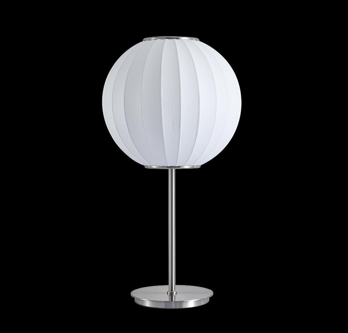 Nova White Soft Touch Globe Table Lamp 30 Cm - Heka Lighting & Trading Limited