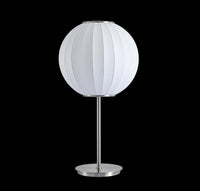 Nova White Soft Touch Globe Table Lamp 30 Cm - Heka Lighting & Trading Limited