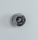 Odense Bubbly Flat Smoked Glass Chrome Led Wall Sconce - Heka Lighting & Trading Limited