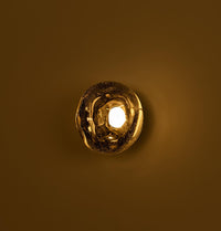 Odense Bubbly Flat Smoked Glass Chrome Led Wall Sconce - Heka Lighting & Trading Limited