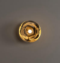 Odense Bubbly Flat Smoked Glass Chrome Led Wall Sconce - Heka Lighting & Trading Limited