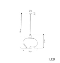 Odense Bubbly Soft Flat Glass Chrome Pendant Light Chandelier - Heka Lighting & Trading Limited