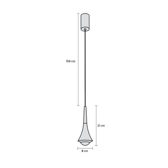 Odessa Gold Triangle Led Pendant Light Chandelier