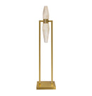 Omega 2's Transparent Glass Antique Floor Lamp - Heka Lighting & Trading Limited