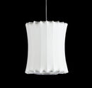 Orbit Soft Touch White Cylinder Pendant Light Chandelier 30 Cm - Heka Lighting & Trading Limited