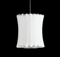 Orbit Soft Touch White Cylinder Pendant Light Chandelier 30 Cm - Heka Lighting & Trading Limited