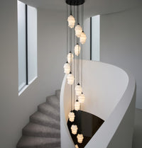 Ceres Soft Touch White Pendant Light Chandelier 20Cm