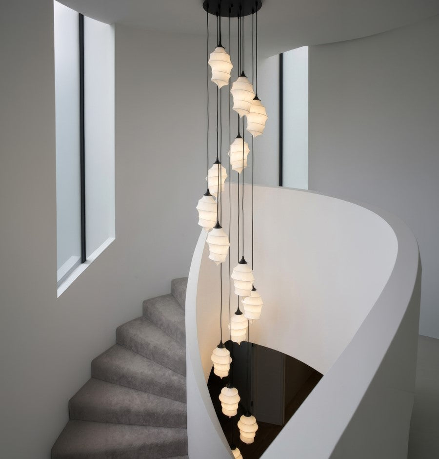 Ceres Soft Touch White Pendant Light Chandelier 20Cm